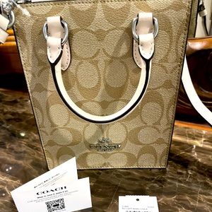 Coach leather handbag